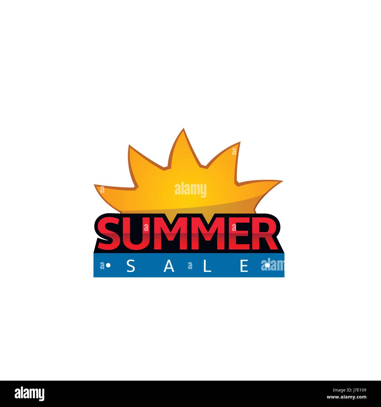Summer sale label Stock Vector