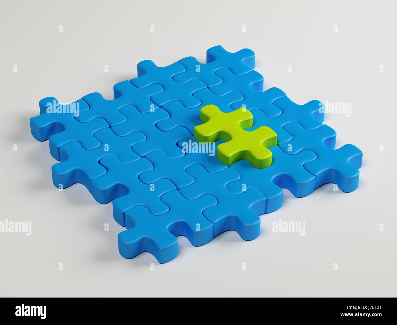 Puzzle isolated on white background Stock Photo - Alamy