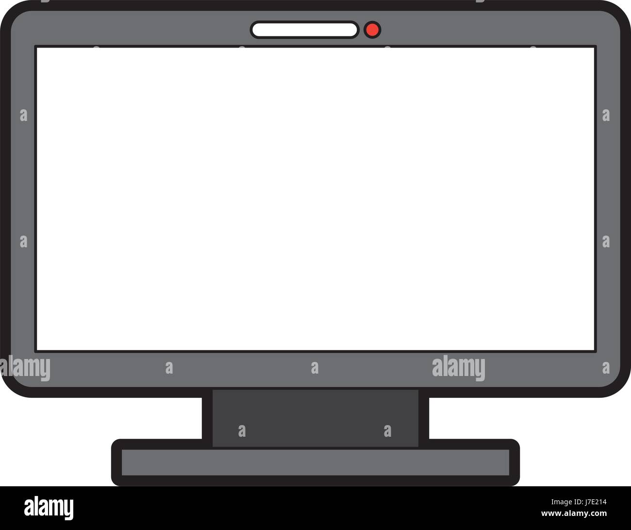 monitor computer isolated icon Stock Vector Image & Art - Alamy