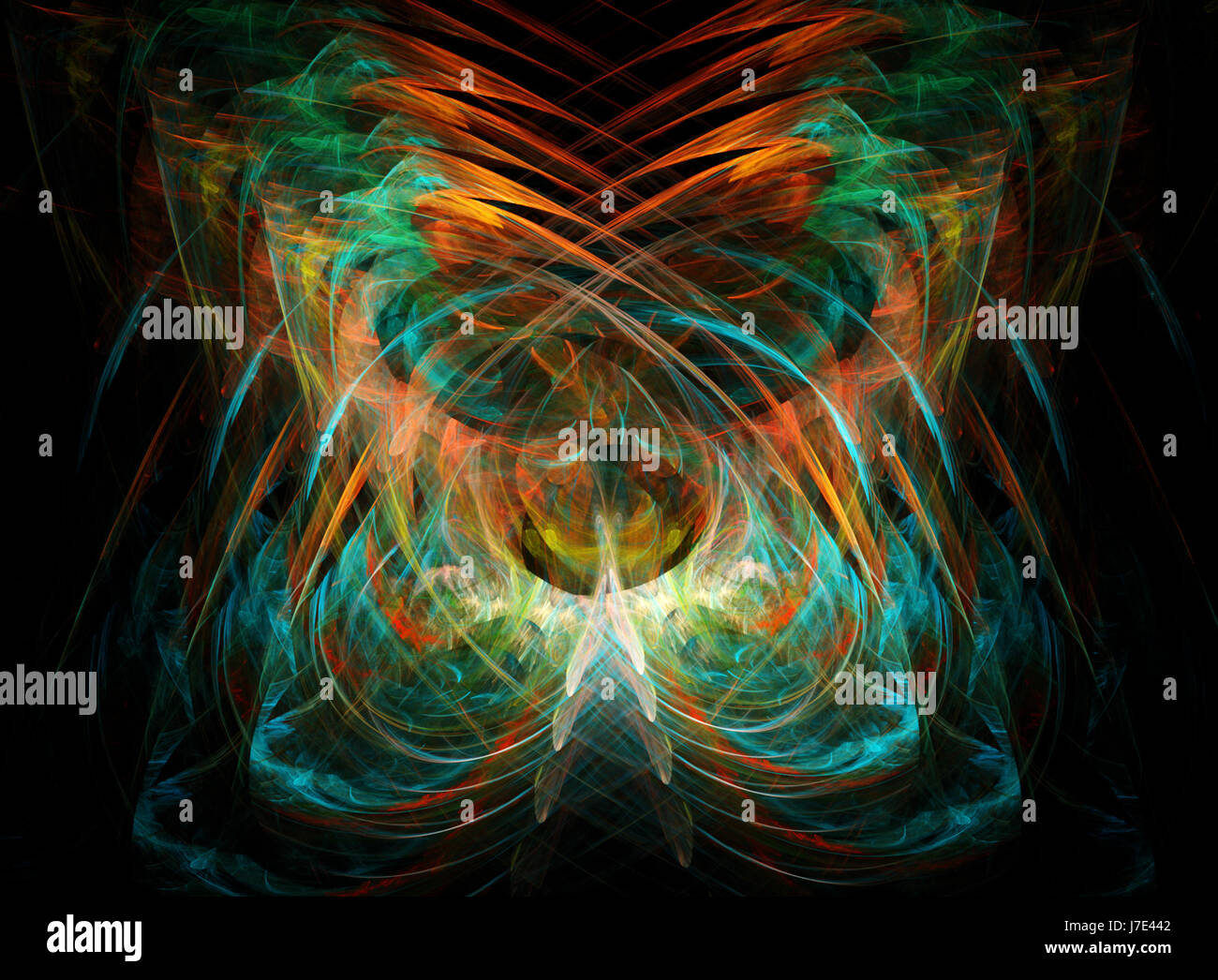 Digital abstract fractal background generated at computer Stock Photo ...