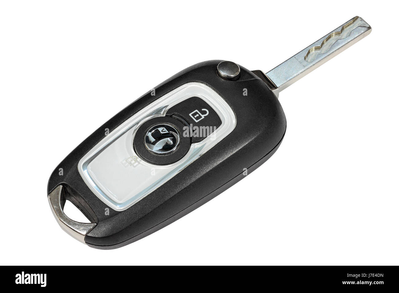 A Vauxhall Astra K Car Key isolated on a white background Stock Photo