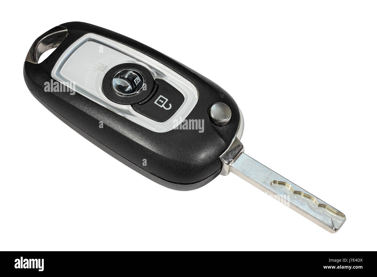 A Vauxhall Astra K Car Key isolated on a white background Stock Photo