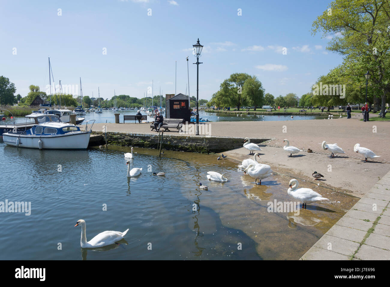 Town Quay and The Quomps, Christchurch Quay, Christchurch, Dorset