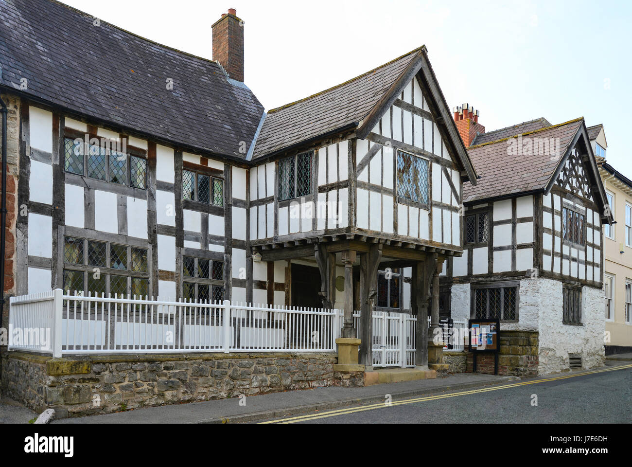 15th century Nantclwyd y Dre timbered town house, Castle Street, Ruthin