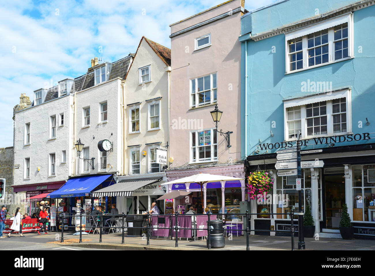High Street, Windsor, Berkshire, England, United Kingdom Stock Photo