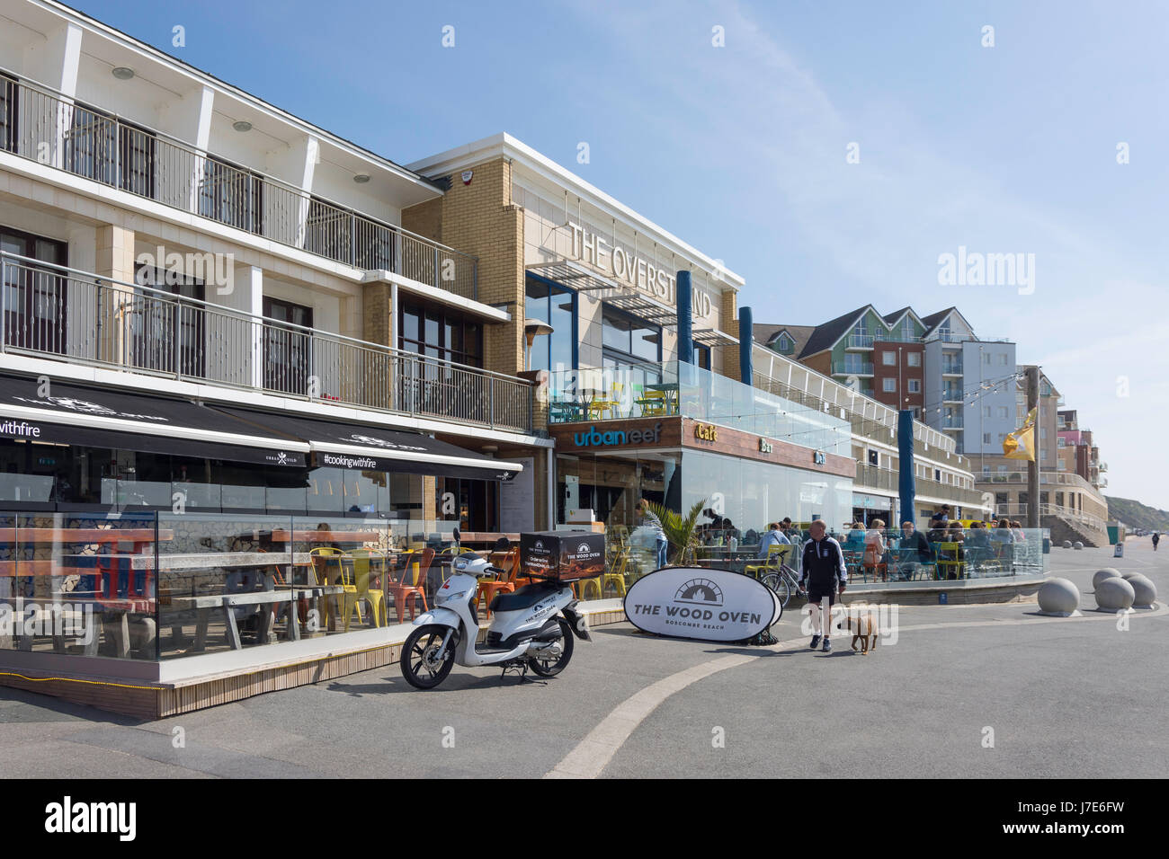 Urban Reef restaurant, The Overstand, Undercliff Drive, Boscombe, Bournemouth, Dorset, England, United Kingdom Stock Photo