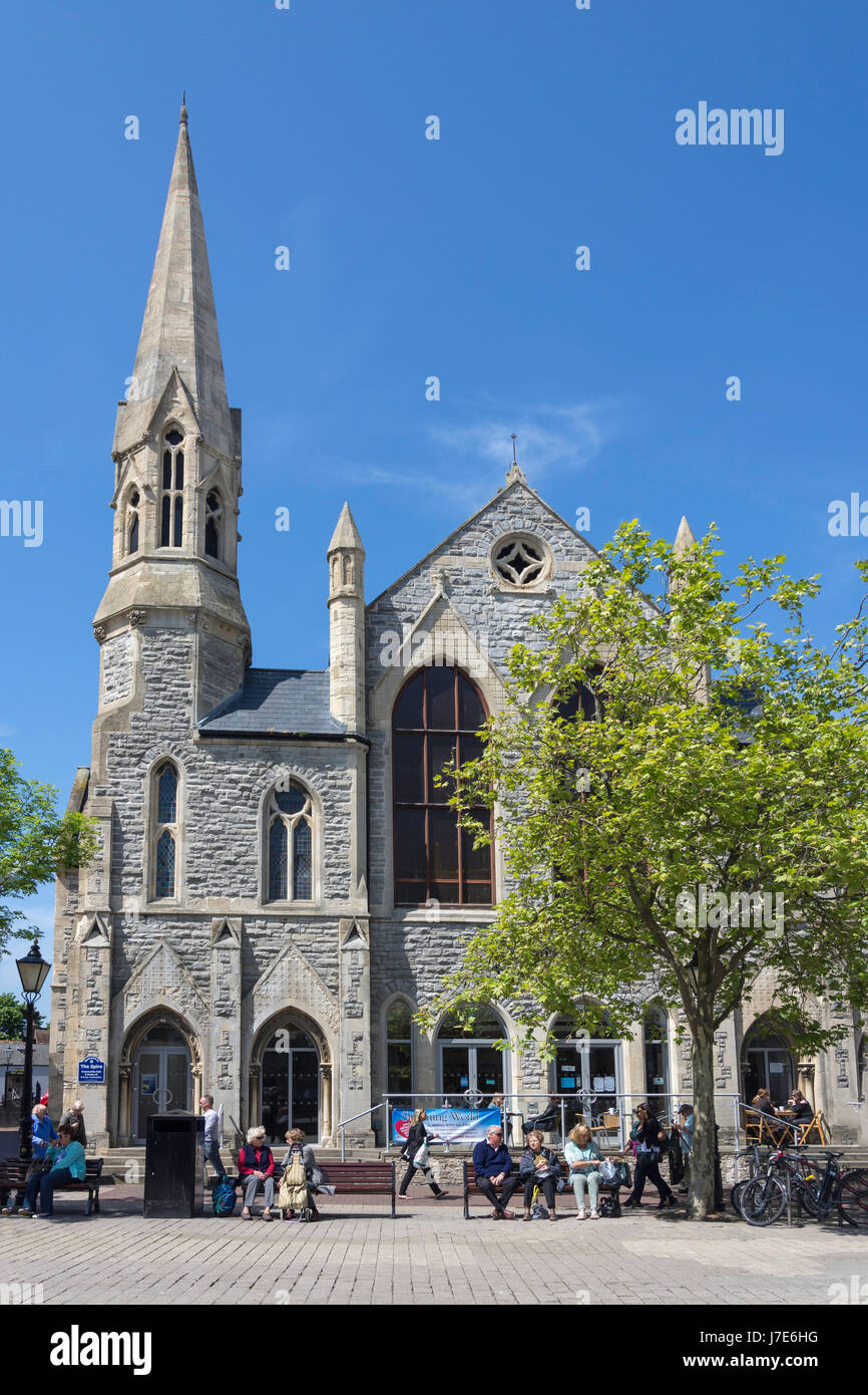 The Spire Chapel, High Street, Poole, Dorset, England, United Kingdom Stock Photo