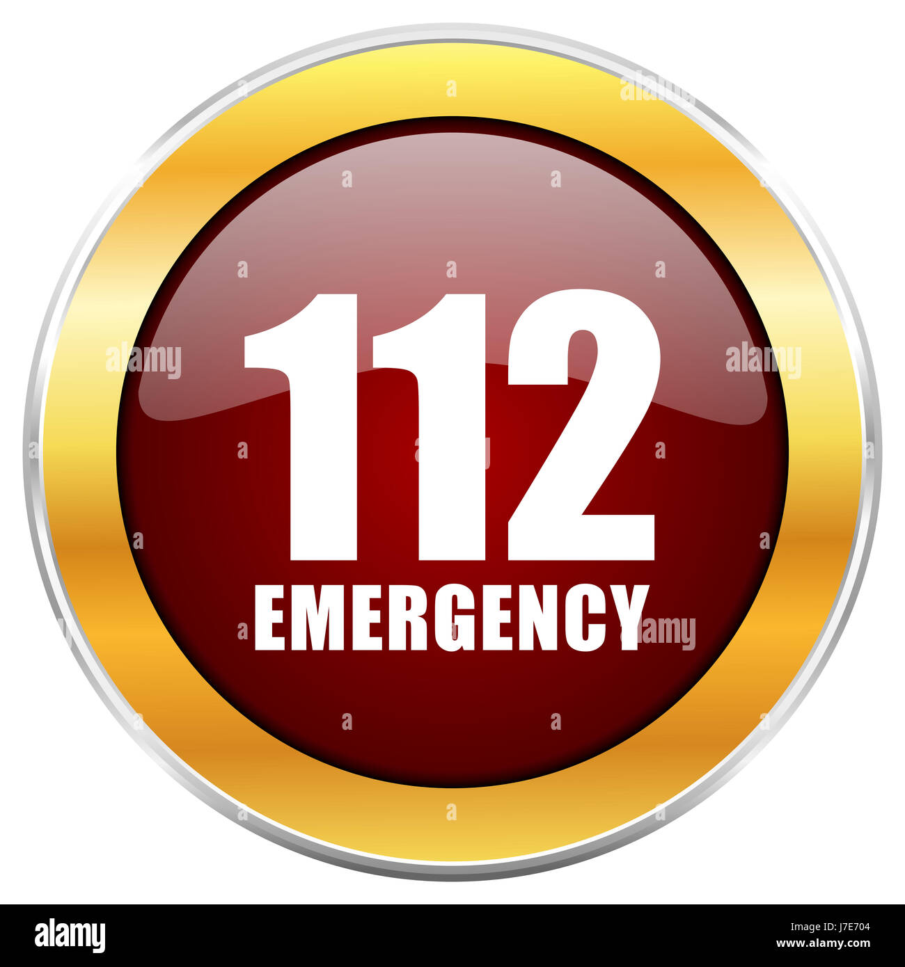 Emergency number 112 Cut Out Stock Images & Pictures Alamy