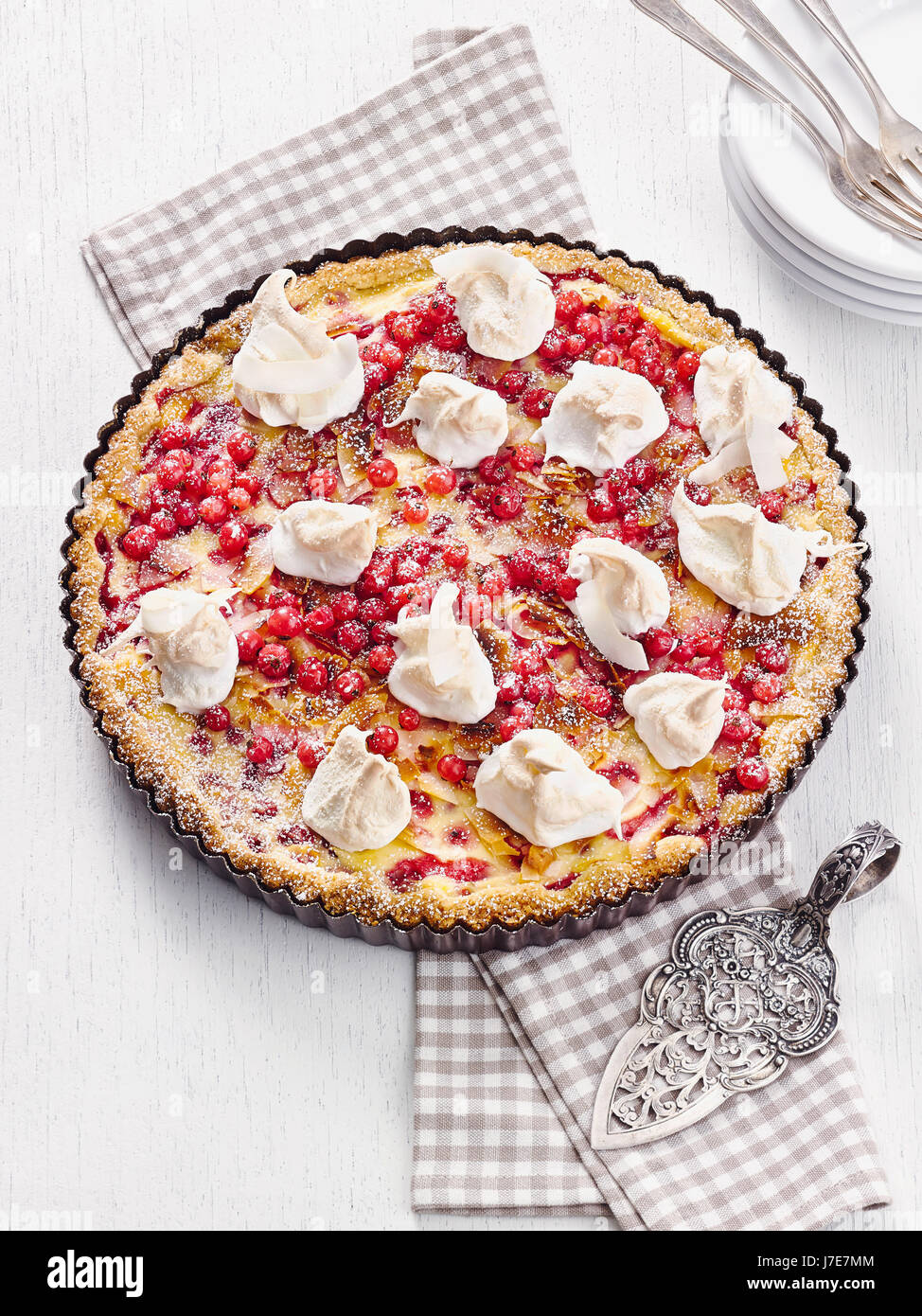 Currant tarte Stock Photo