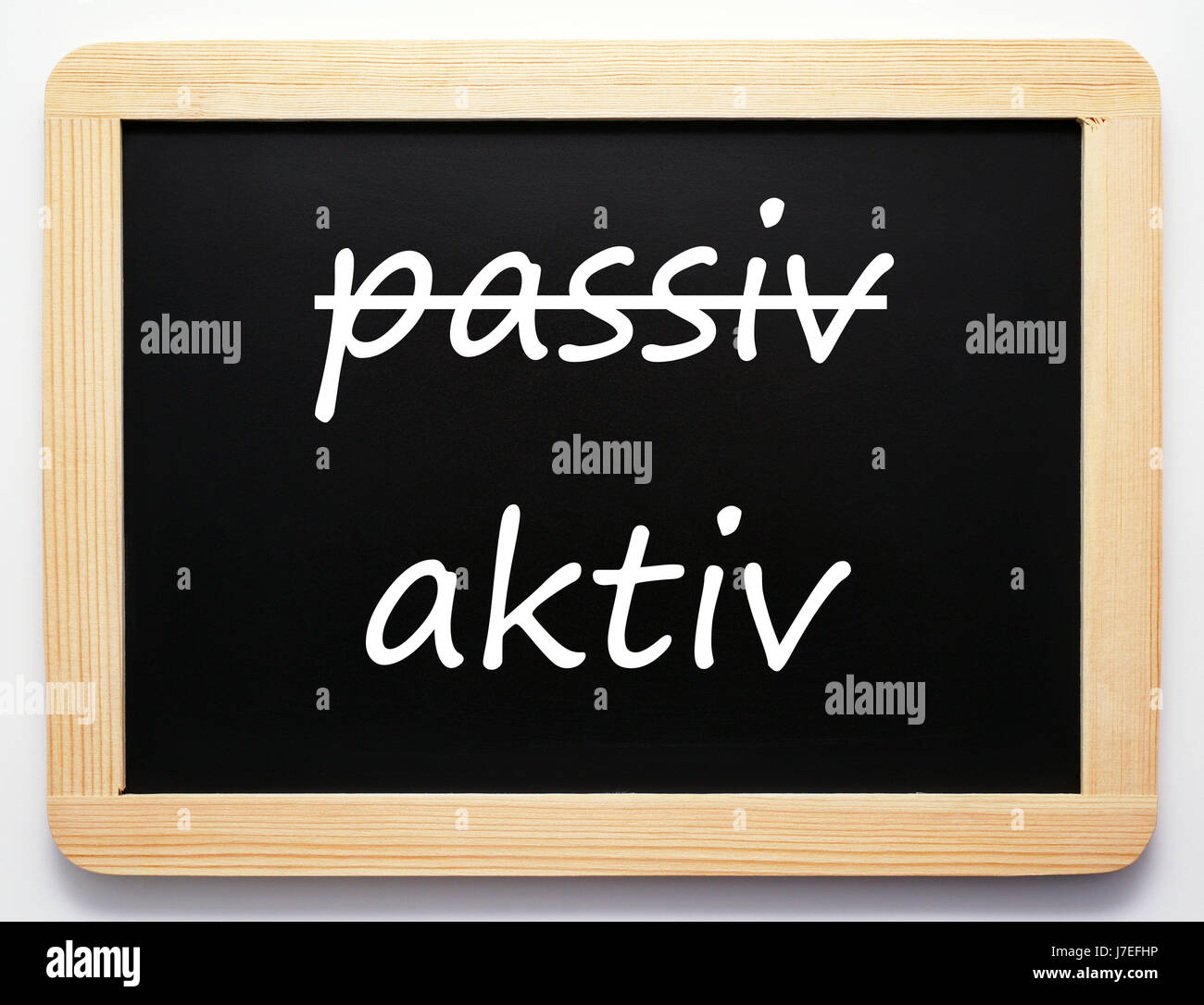 contrast active aim goal passive activities operations activity work