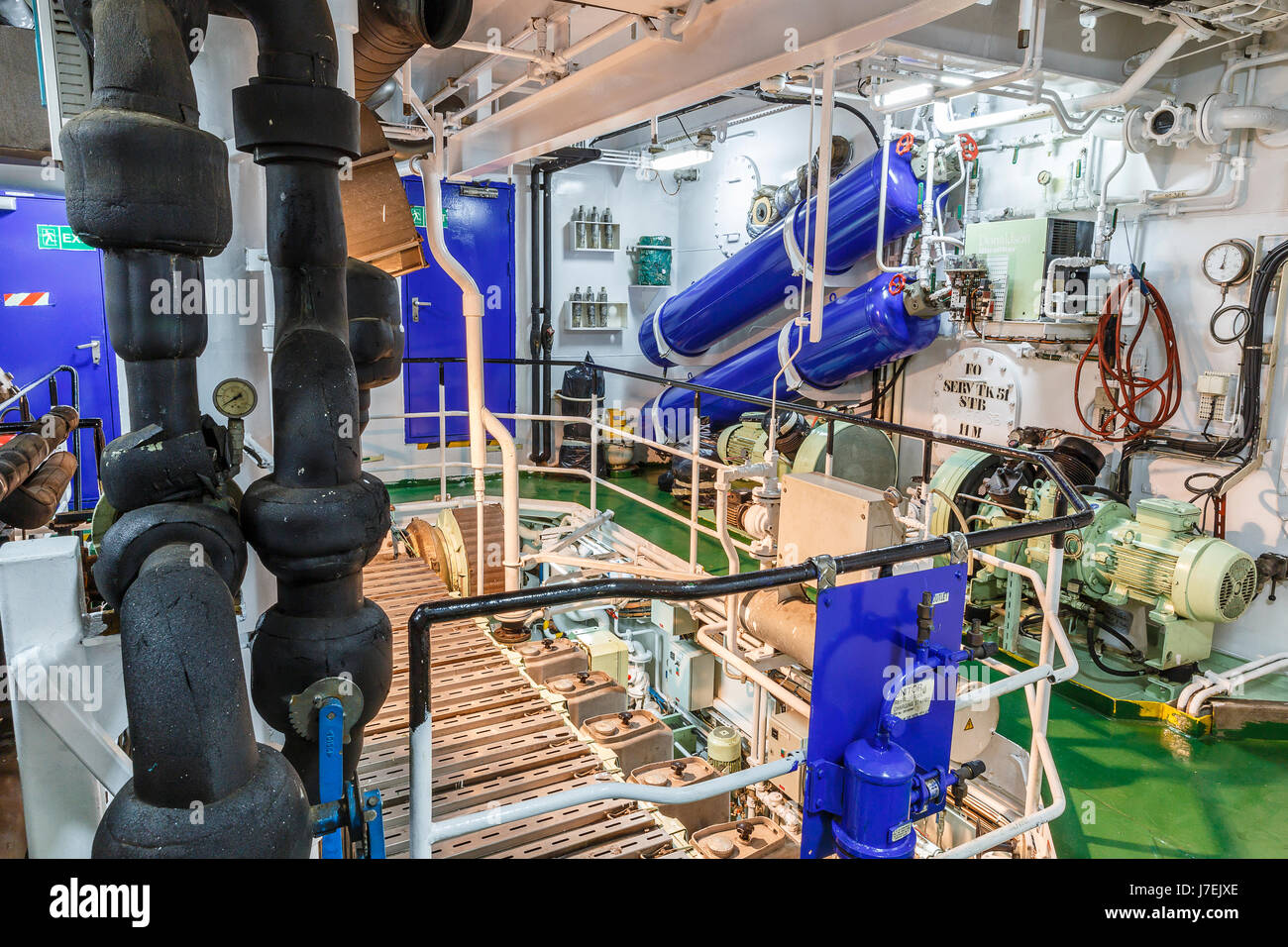Container ship engine room hires stock photography and images Alamy
