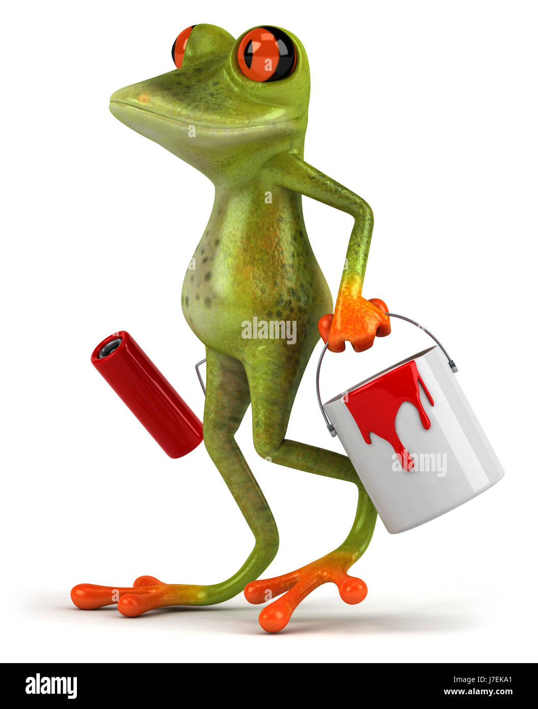 environment enviroment colour animal illustration frog paint artist ...