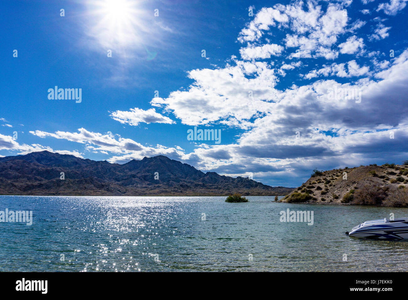 Lake Mohave Arizona Stock Photo Alamy