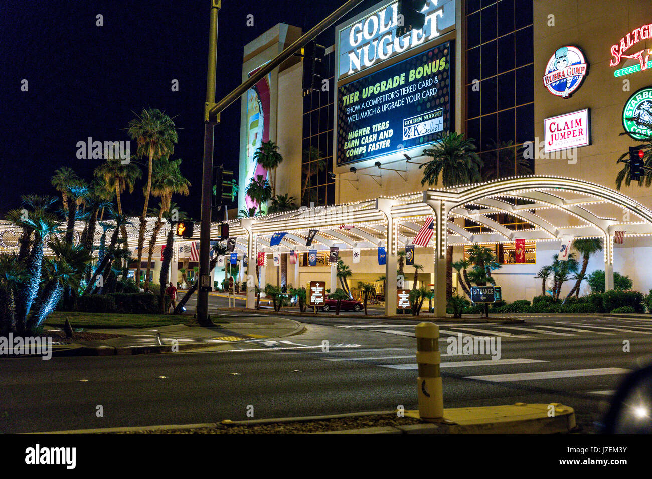The entrance of the Golden Nugget in Laughlin Nevada Stock Photo Alamy