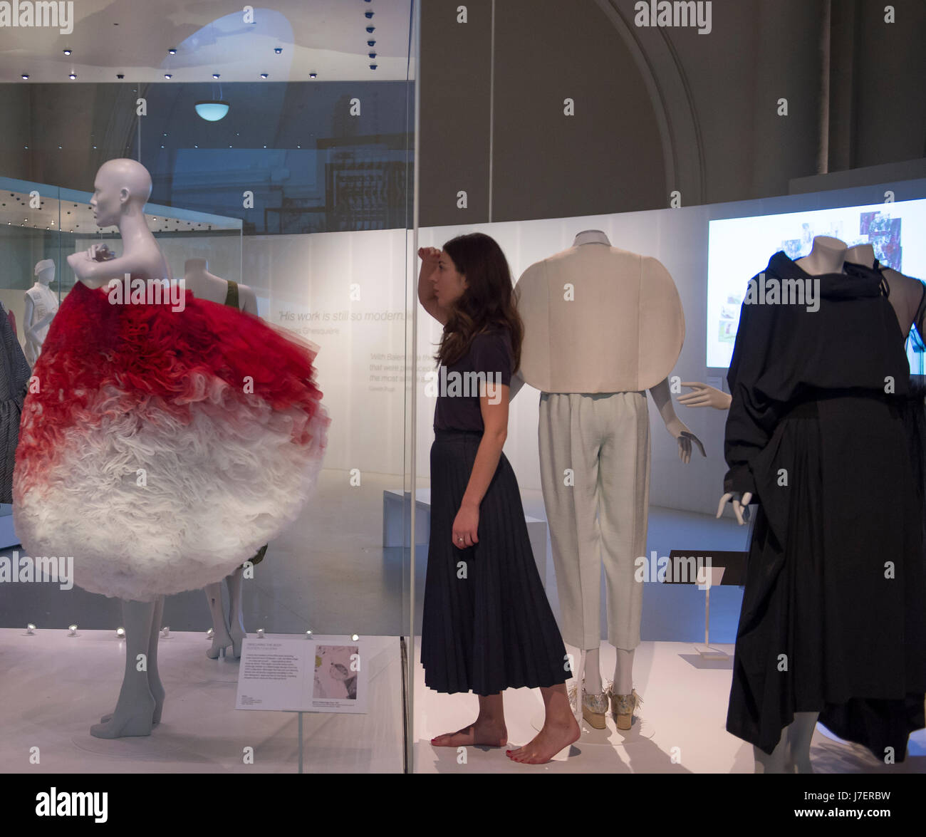 V&A, London, UK. 24th May, 2017. Balenciaga: Shaping Fashion Stock ...