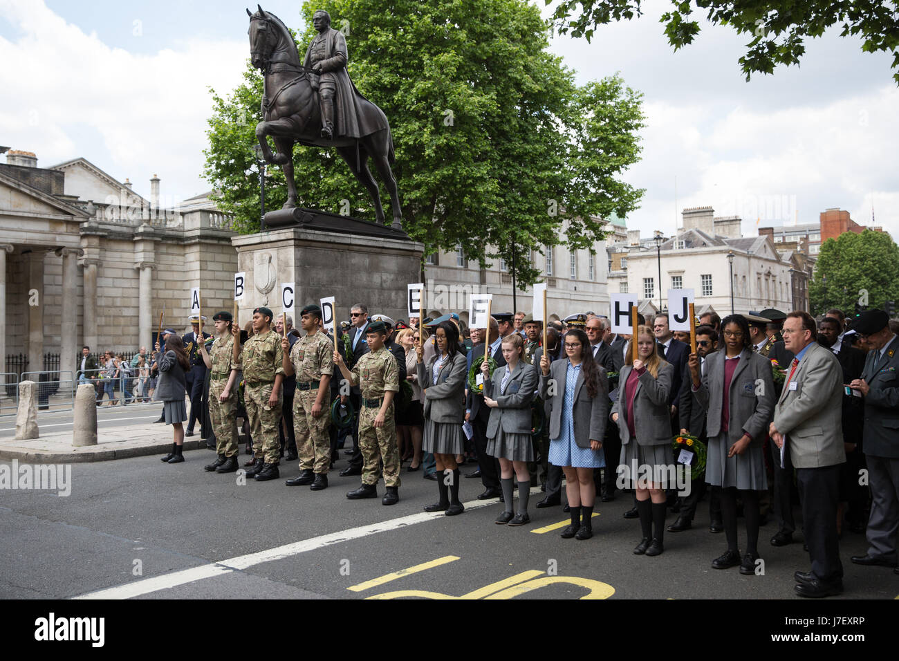In London As Part Of The Remembrance Day Services High Resolution Stock ...