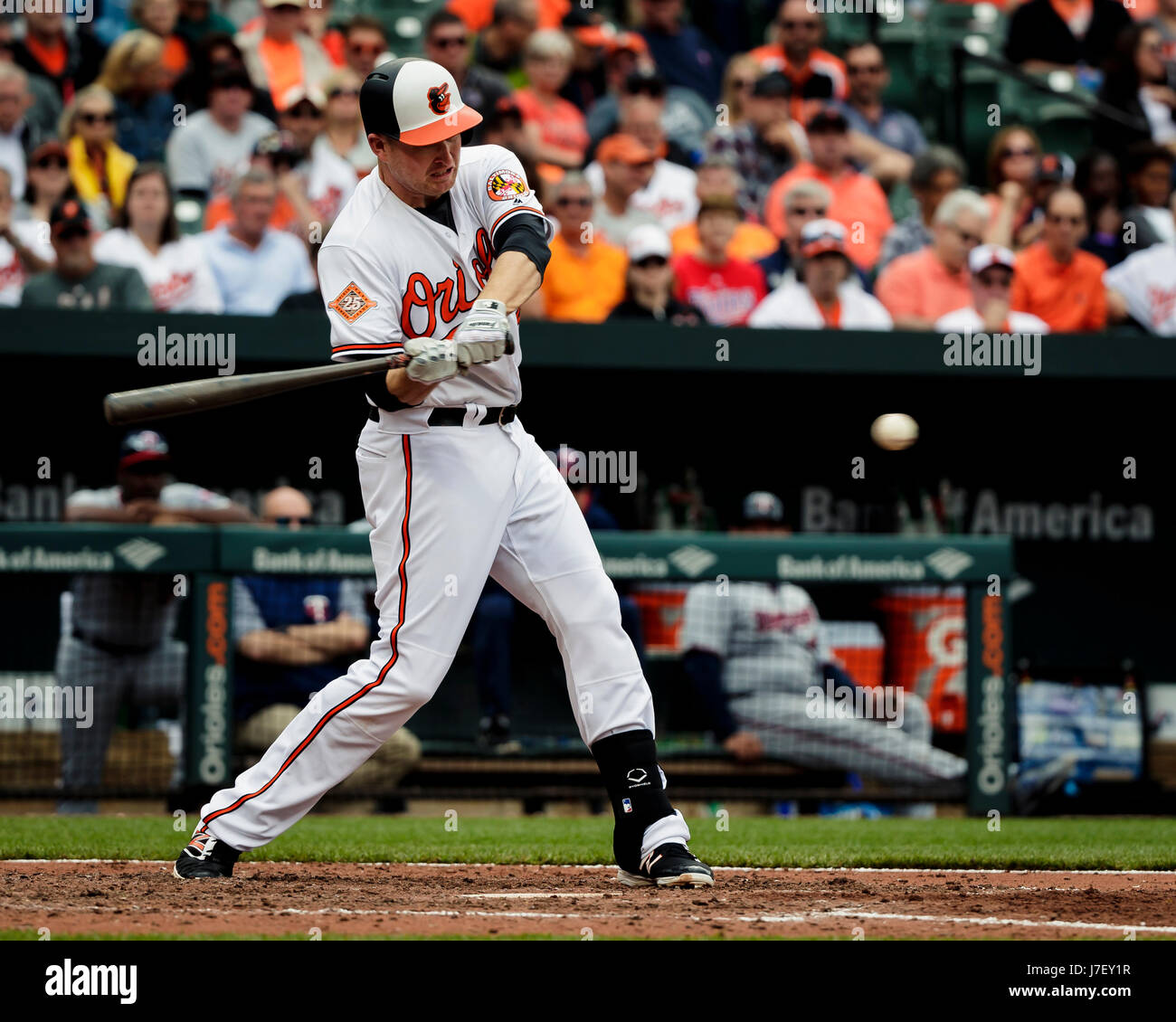 Baltimore, Maryland, USA. 8th Apr, 2017. A view of Orioles scoreboard  during MLB game between New York Yankees and Baltimore Orioles at Oriole  Park at Camden Yards in Baltimore, Maryland. Scott Taetsch/CSM/Alamy