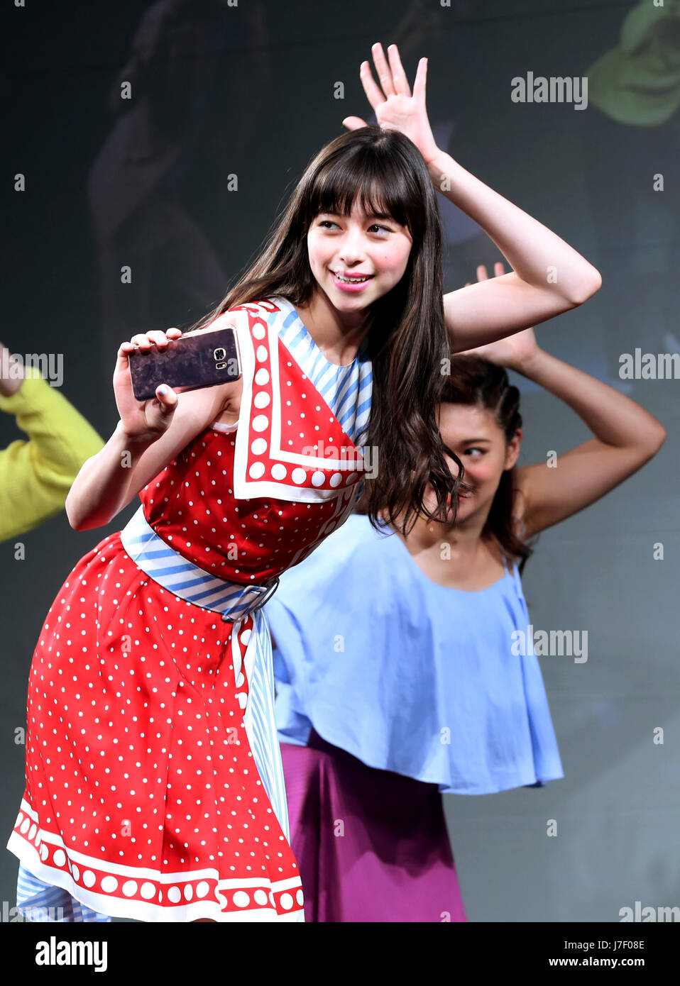 Tokyo Japan 24th May 17 Japanese Actress Ayami Nakajo Performs With Dancers At A Promotional Event Of Japanese Mobile Communication Giant Ntt Docomo In Tokyo On Wednesday May 24 17 Ntt Docomo Tokyo Japan 24th May 17 Japanese Actress Ayami Nakajo Performs With Dancers At A Promotional Event Of Japanese Mobile Communication Giant Ntt Docomo In Tokyo On Wednesday May 24 17 Ntt Docomo