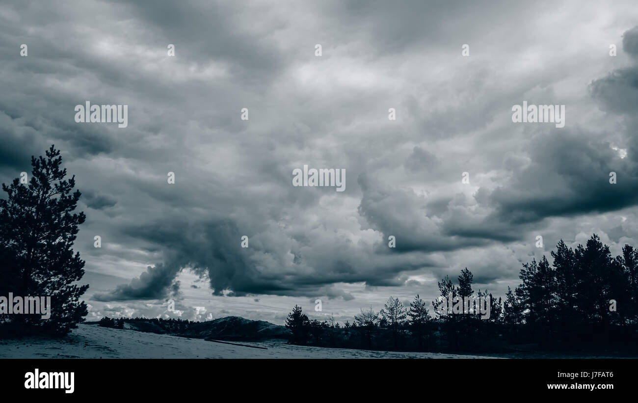 Rural landscape stormy weather hi-res stock photography and images - Alamy