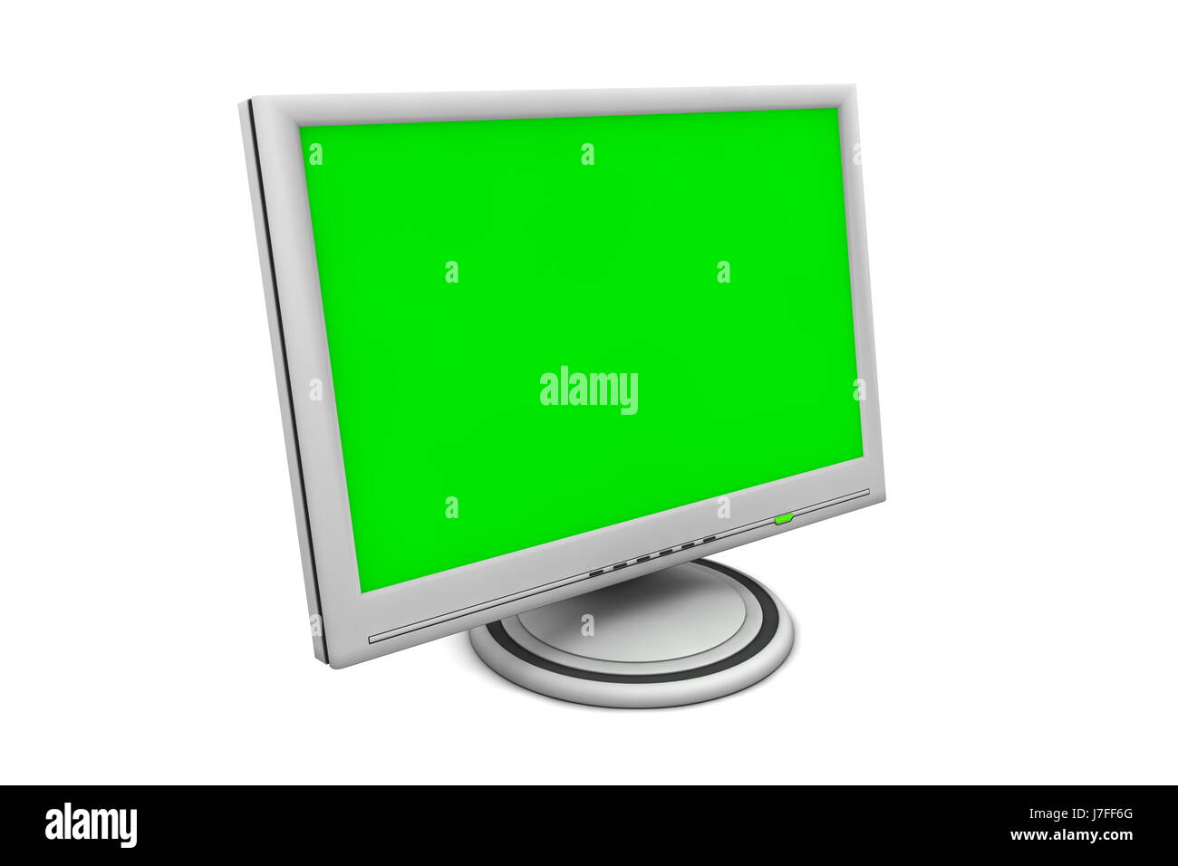 monitor screen television tv televisions flat display computers computer green Stock Photo Alamy
