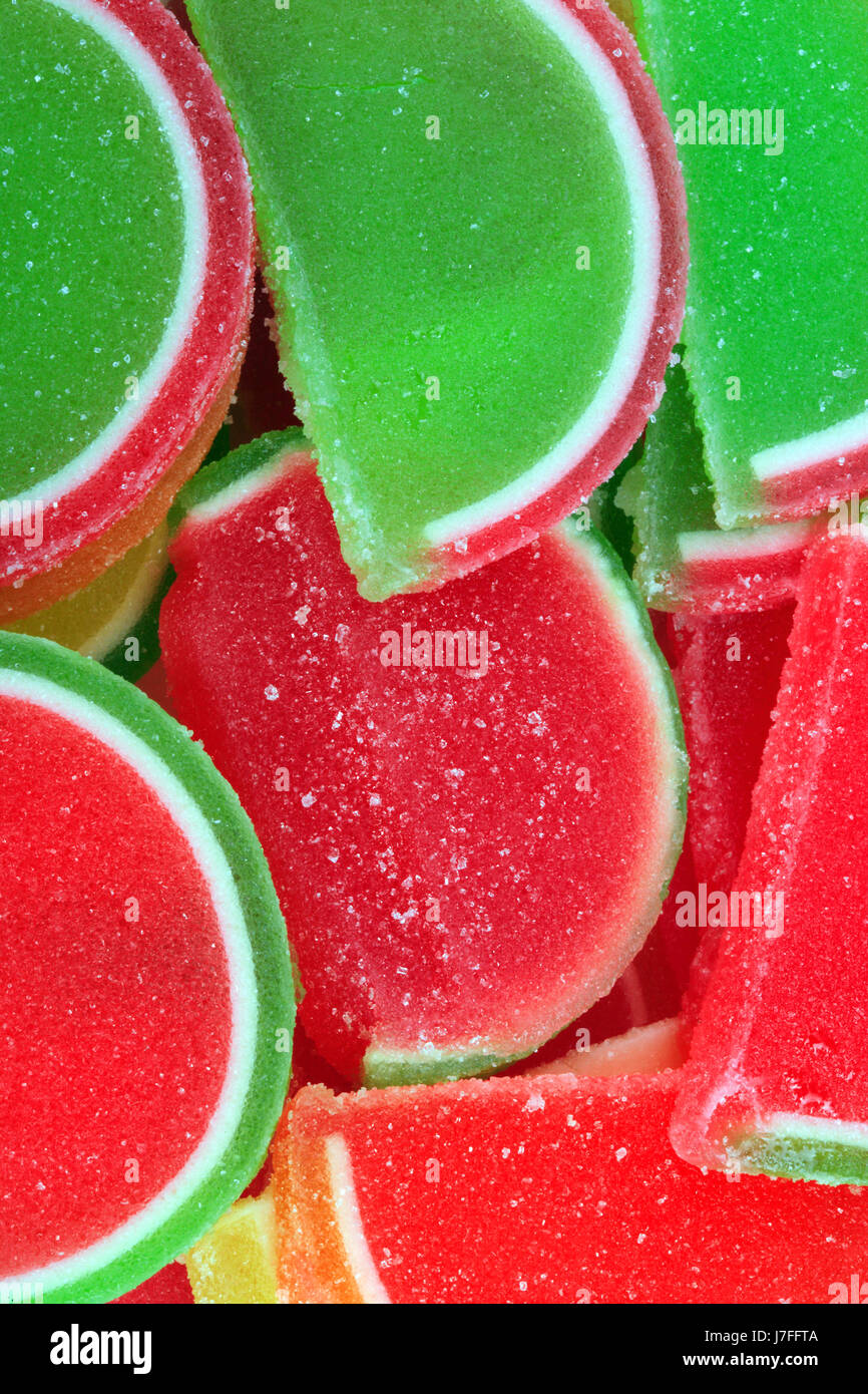 many Multicolor Fruit Jelly Stock Photo - Alamy