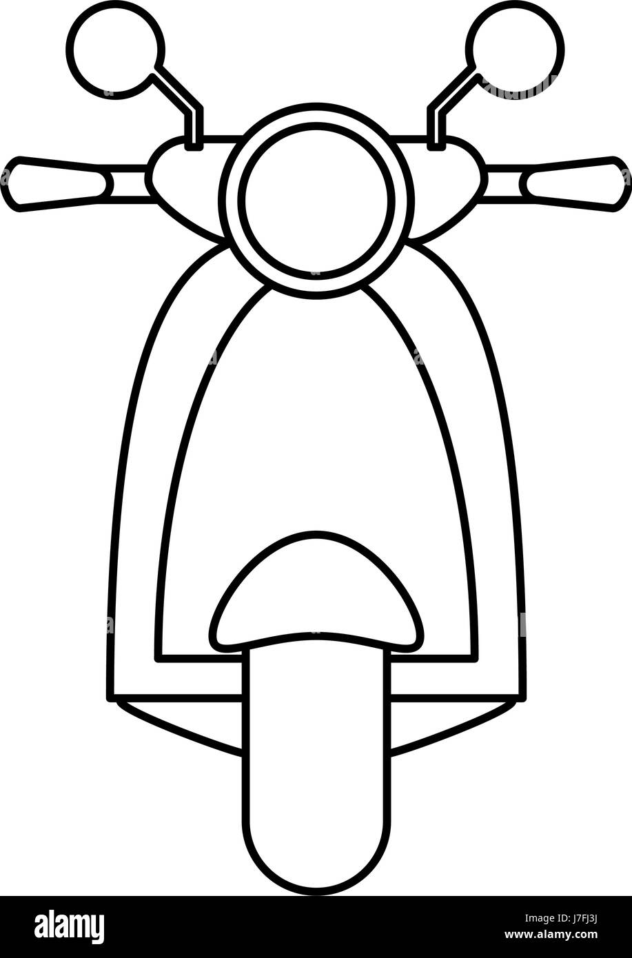 scooter bike icon image Stock Vector Image & Art - Alamy