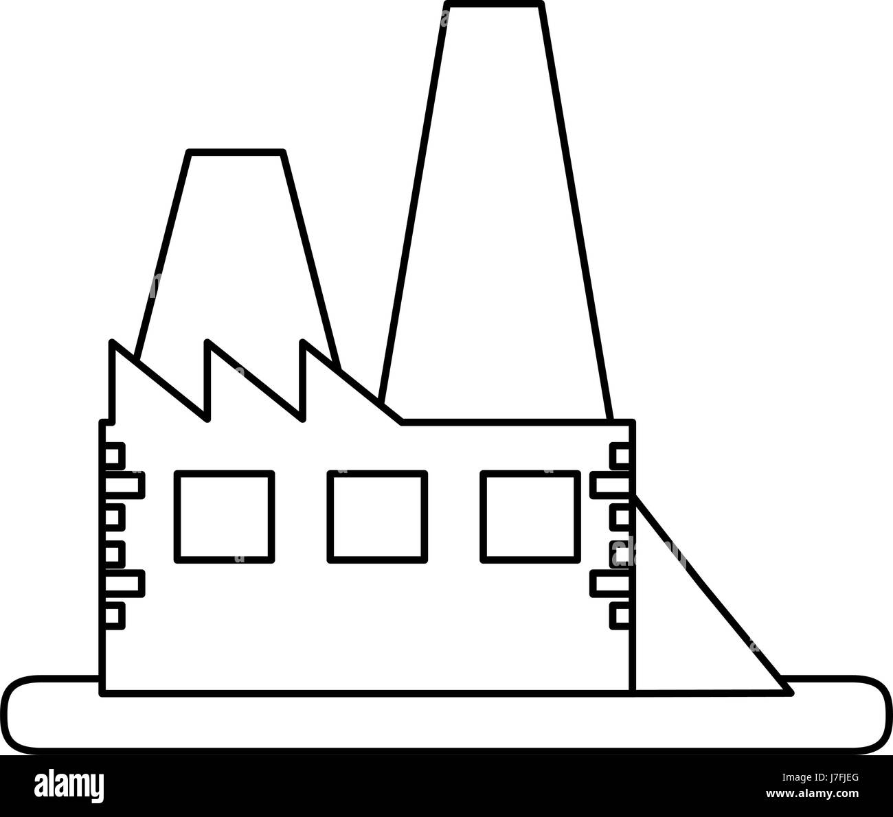 factory building icon image Stock Vector Image & Art - Alamy