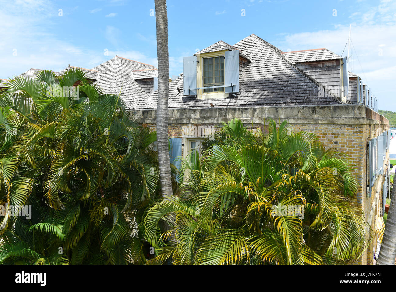 Nelson's Dockyard in English Harbour, Antigua, Leeward Islands, West Indies, Caribbean, Central America Stock Photo