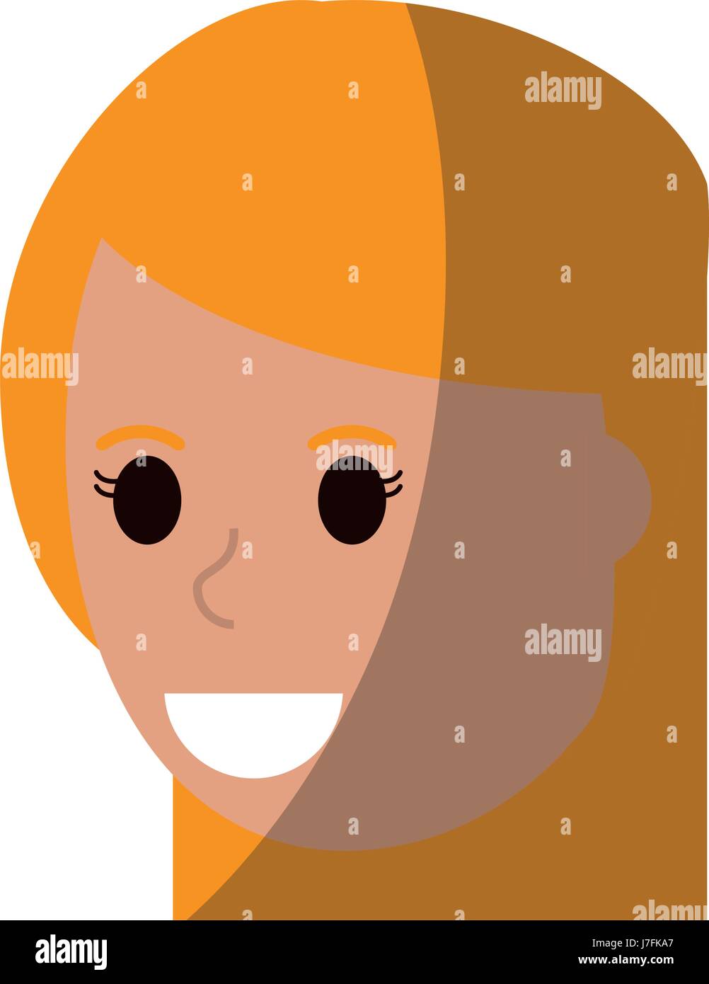 happy smiling woman icon image Stock Vector Image & Art - Alamy
