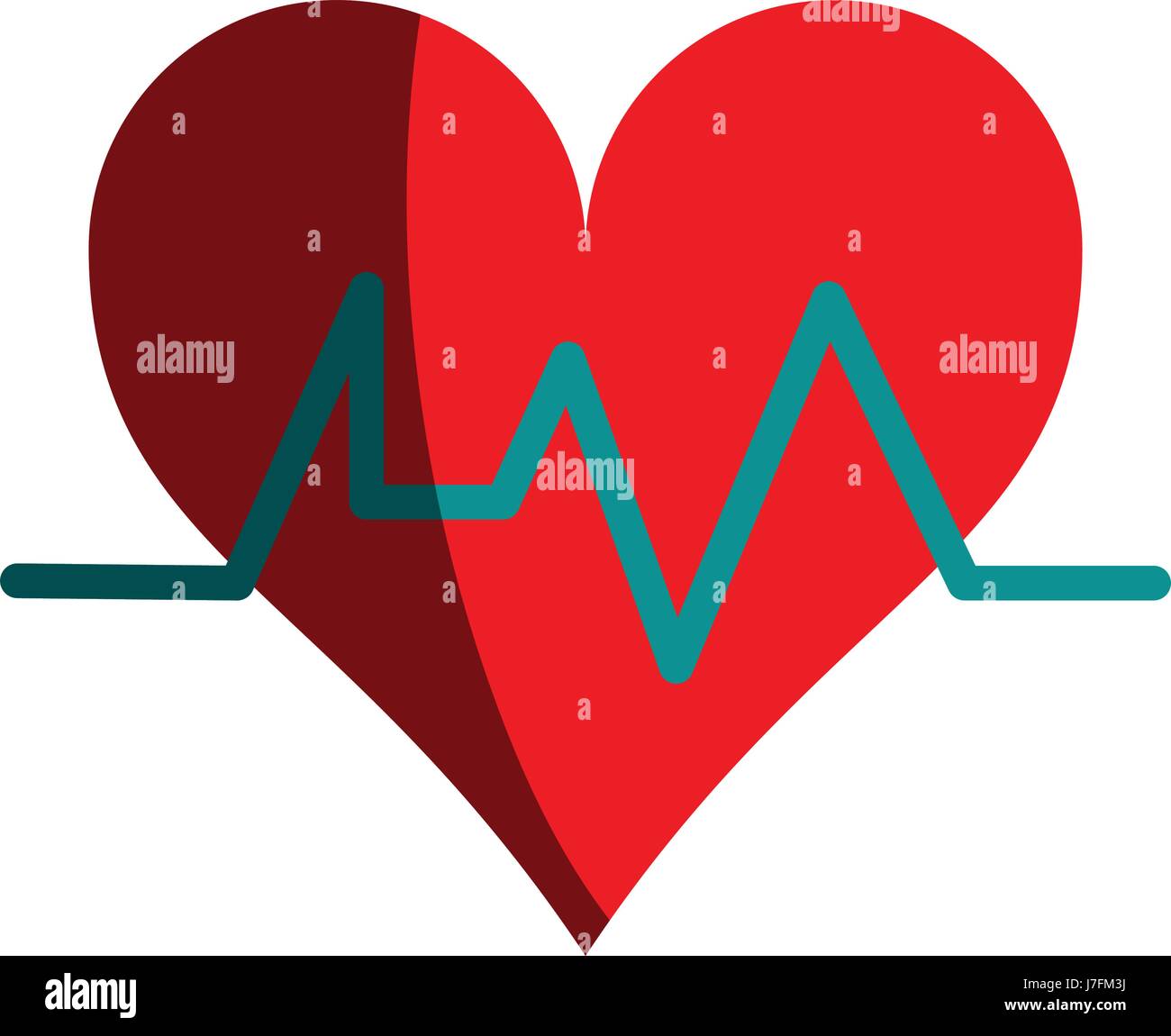 heart cardiogram icon image Stock Vector Image & Art - Alamy