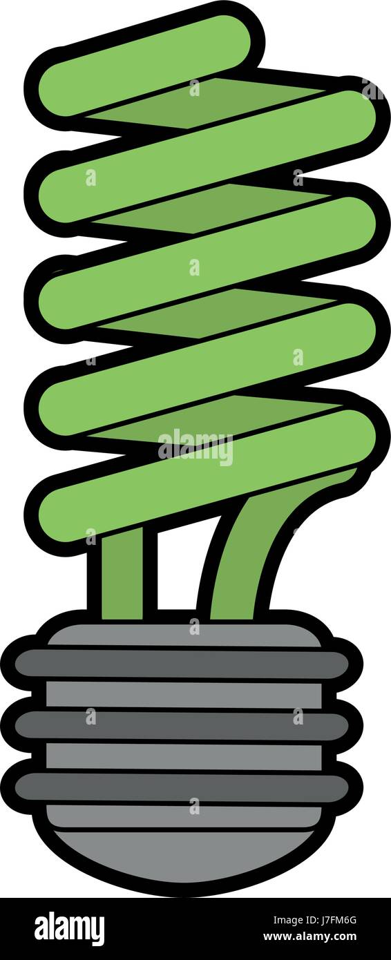 energy saving lightbulb eco friendly related icon image Stock Vector ...