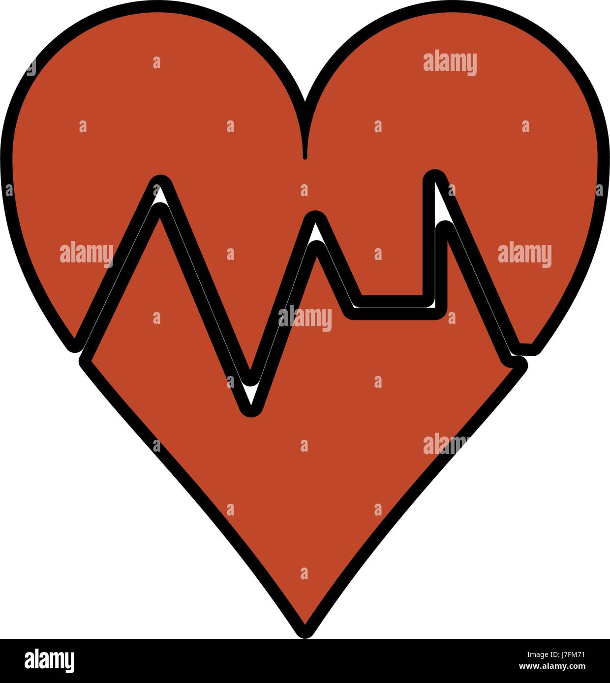 heart cardiogram icon image Stock Vector Image & Art - Alamy