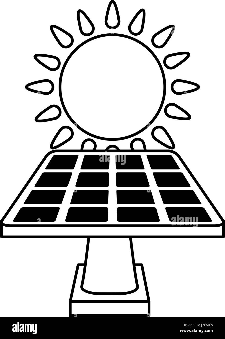 solar panel eco friendly related icon image Stock Vector Image & Art ...
