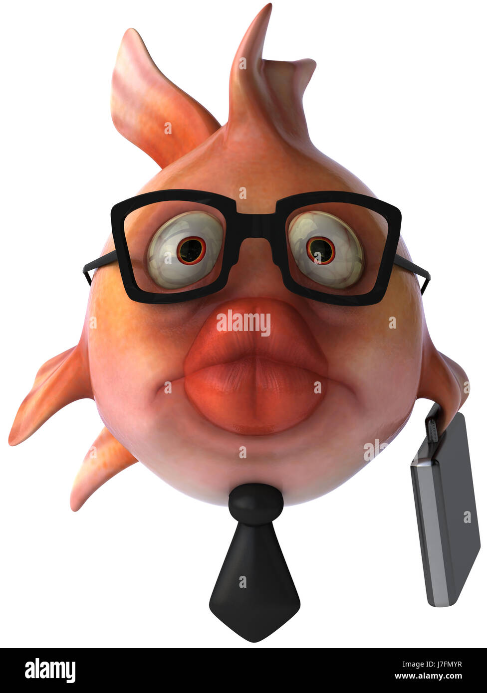 animal sad fish depression overweight goldfish glass chalice tumbler