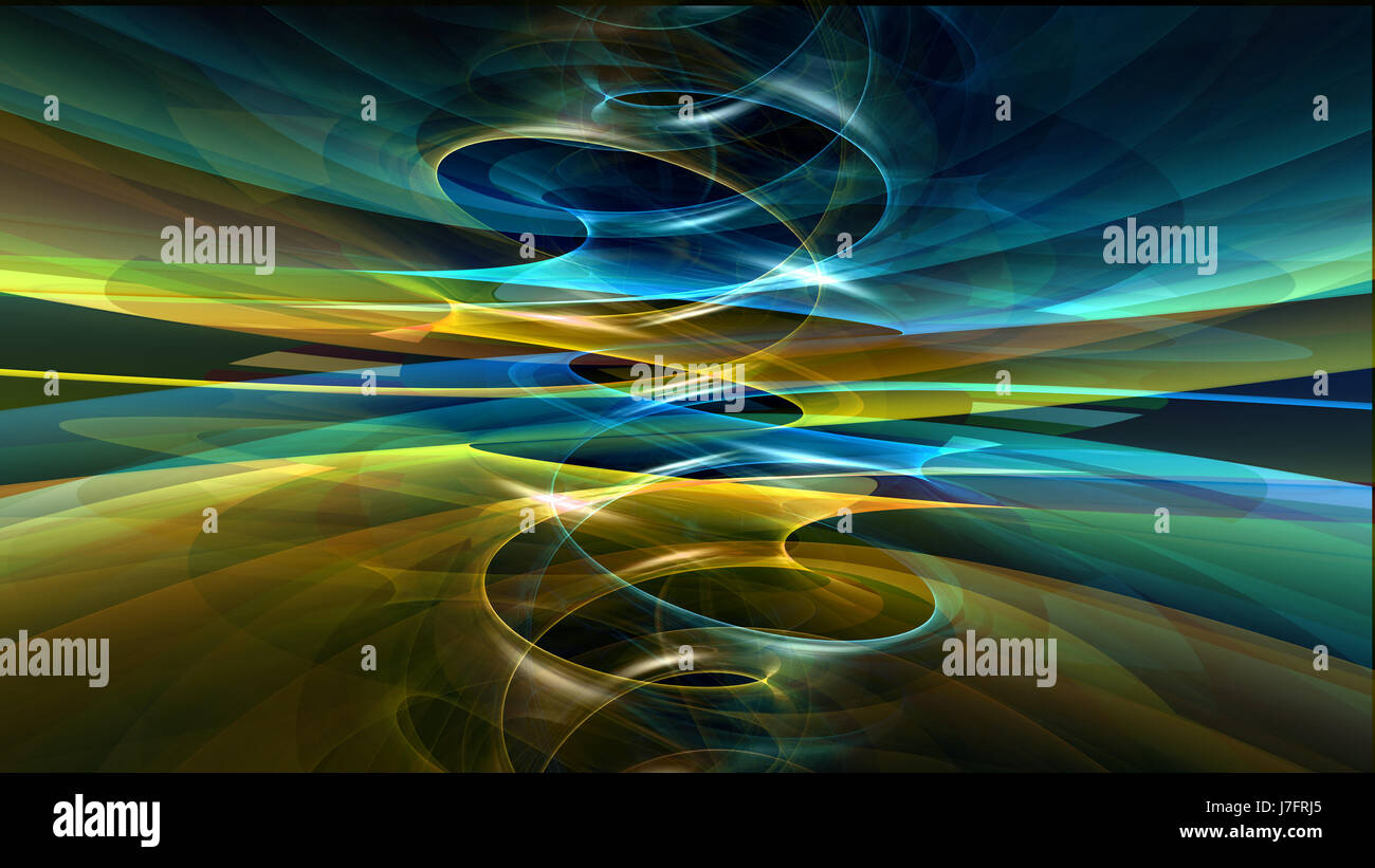 blue motion postponement moving movement art space spiral futuristic ...