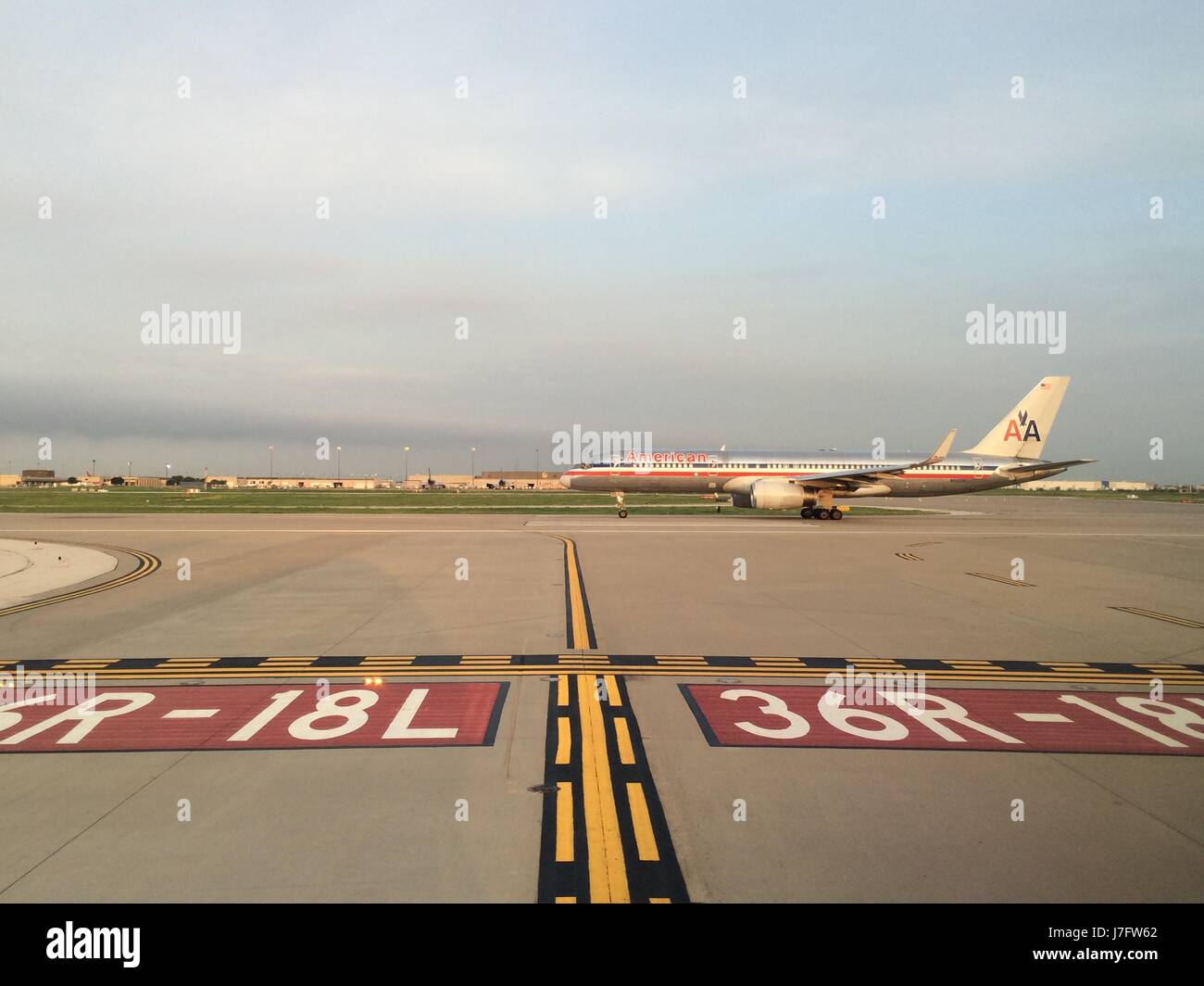 Aircraft ground operations Stock Photo Alamy
