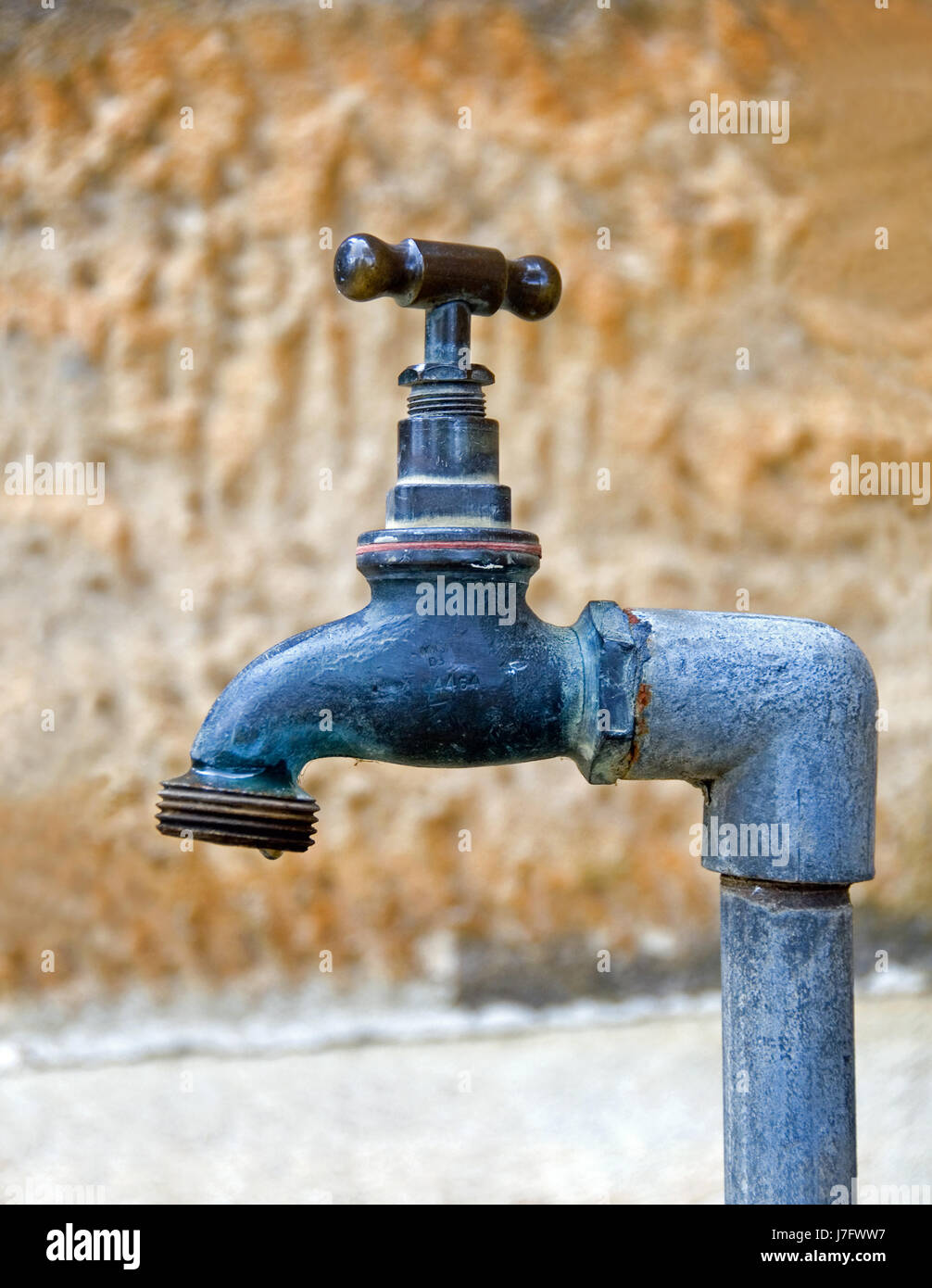 household metal valve stopcock water pipe tap washer pipe faucet tube  thread Stock Photo - Alamy