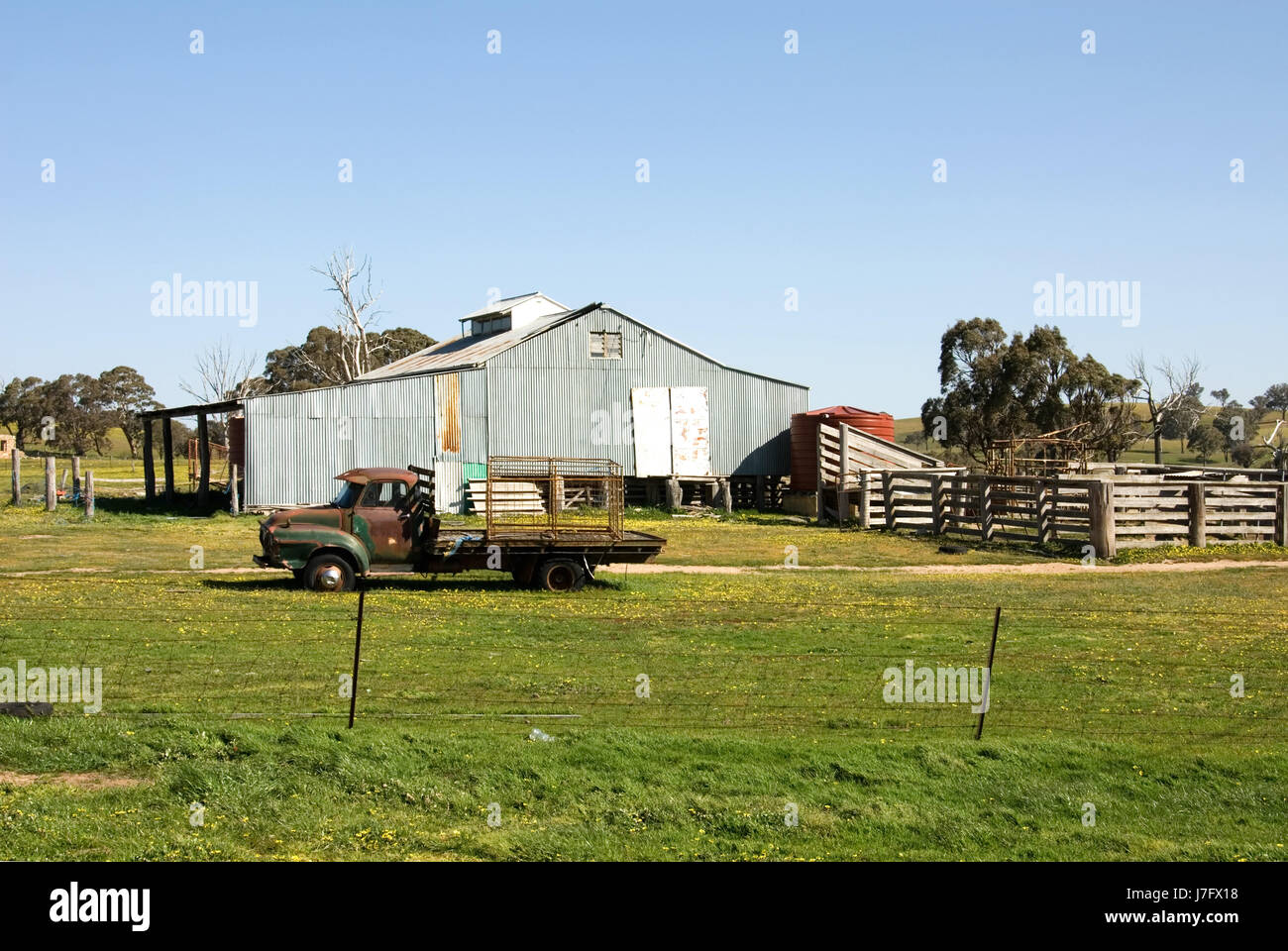 Old corrugated iron water tank hires stock photography and images Alamy