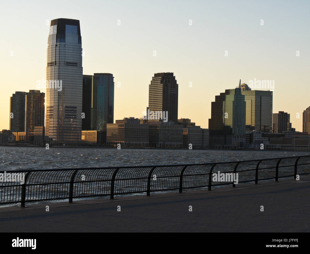 metro tower office travel city town park modern modernity night nighttime Stock Photo