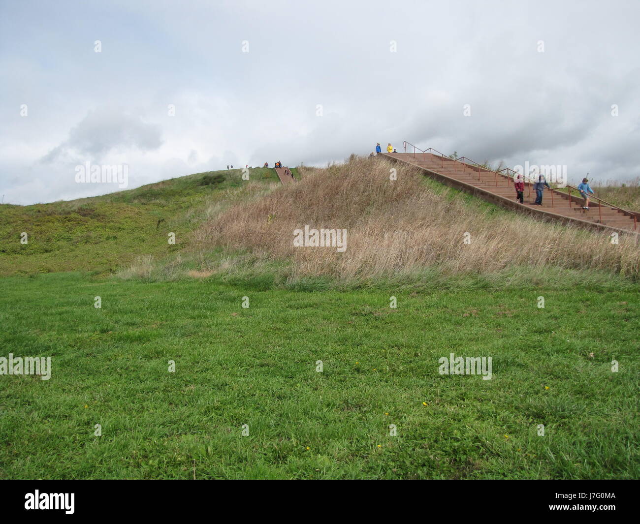 Cahokia Mounds State Historic Site Stock Photo
