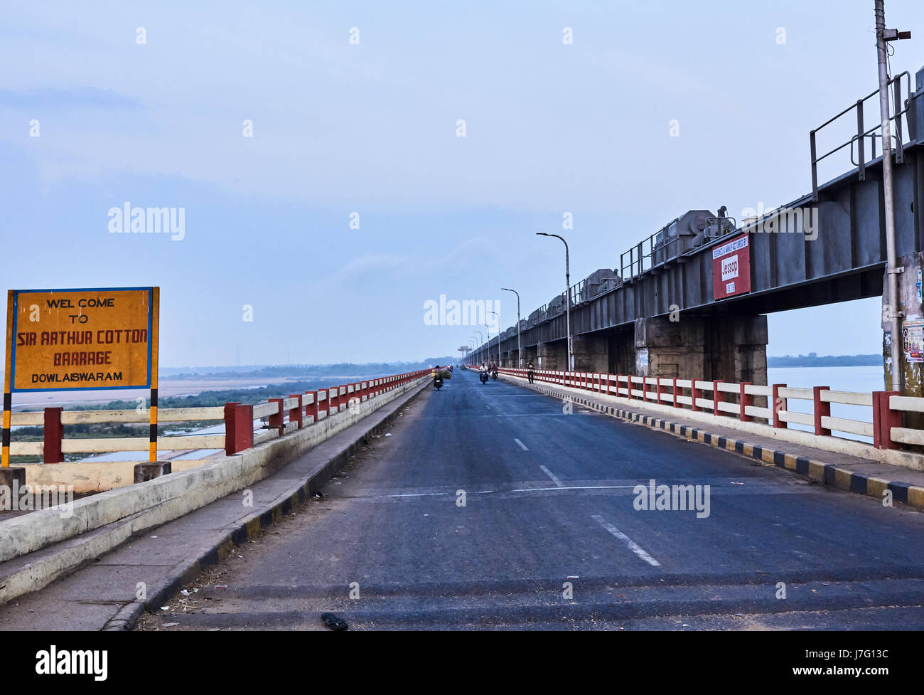 The Dowleswaram Barrage or Sir Arthur Cotton Barrage is an irrigation
