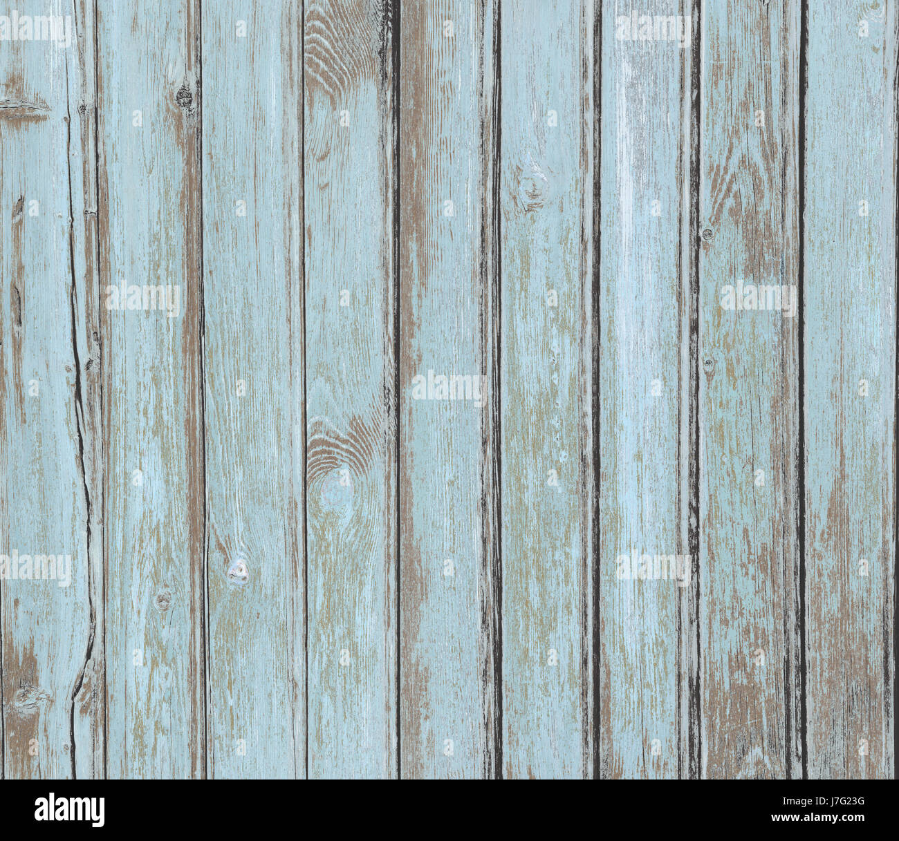 vintage blue wood planks texture or background Stock Photo