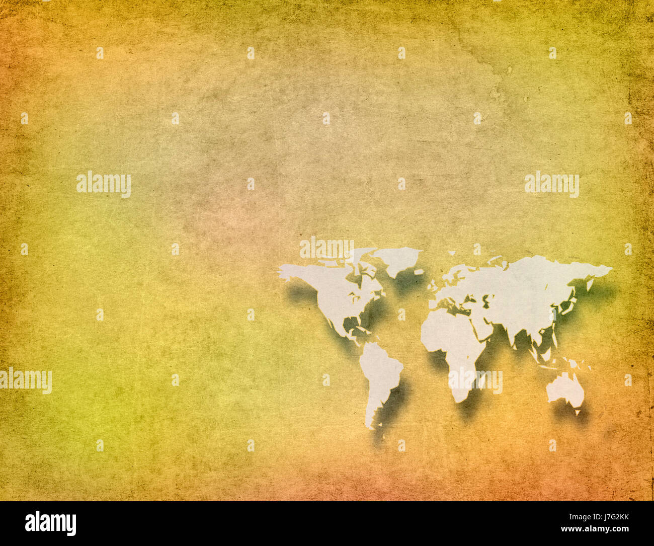 world map on old parchment paper Stock Photo - Alamy