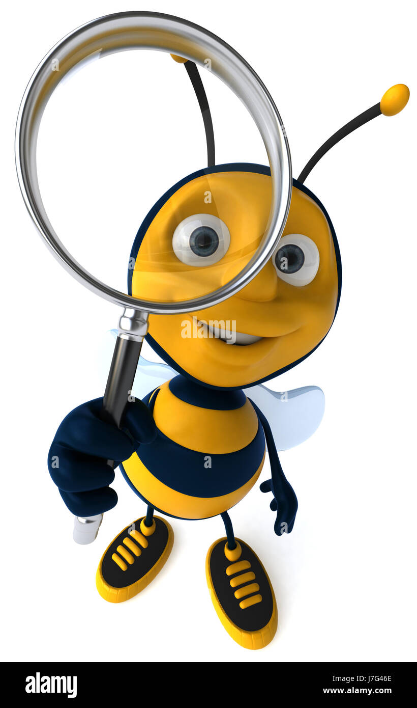 animal illustration wasp character cartoon honey insect bee isolated ...