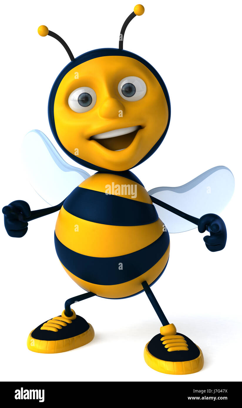 animal illustration wasp character cartoon honey insect bee isolated ...