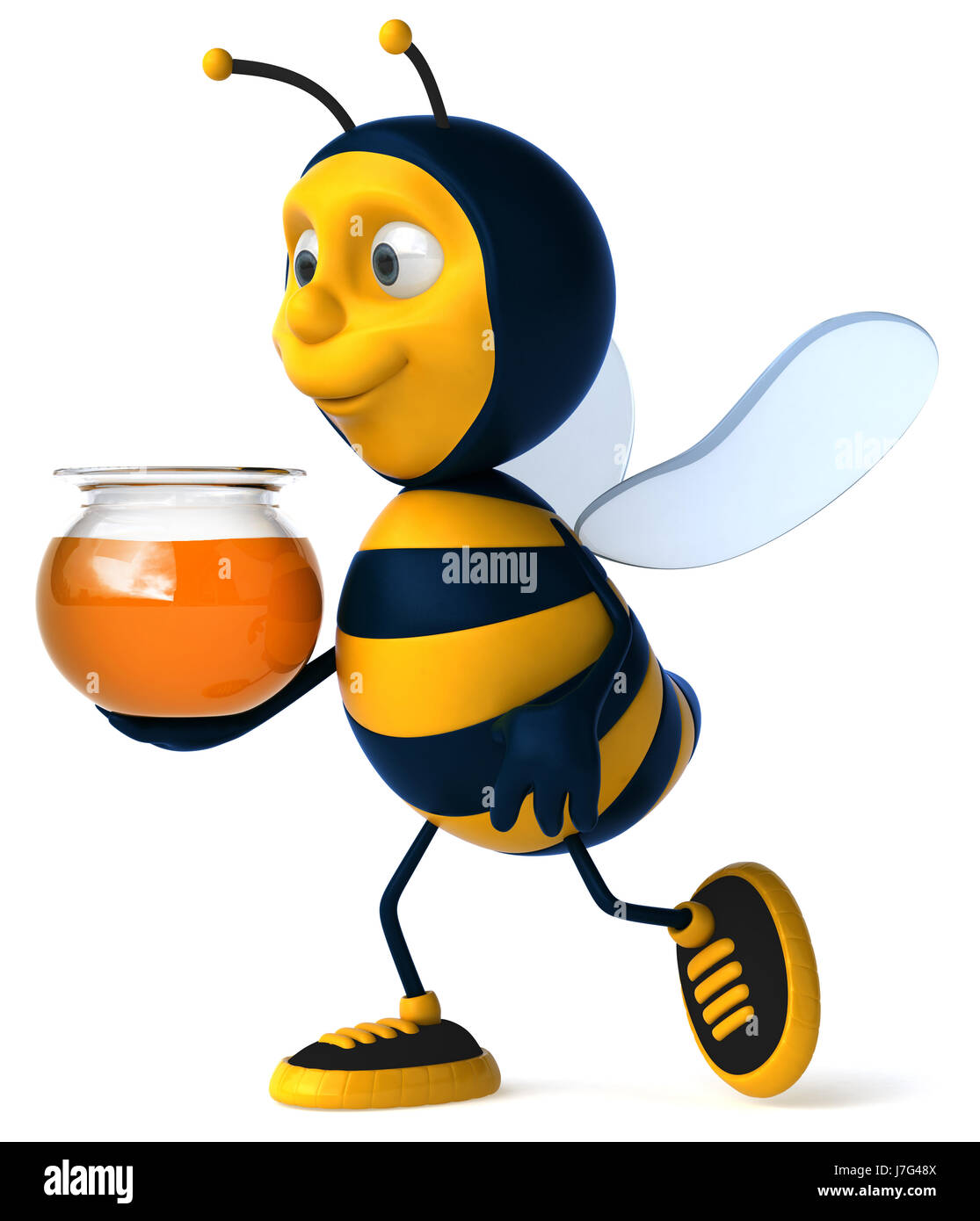 animal illustration wasp character cartoon honey insect bee isolated ...