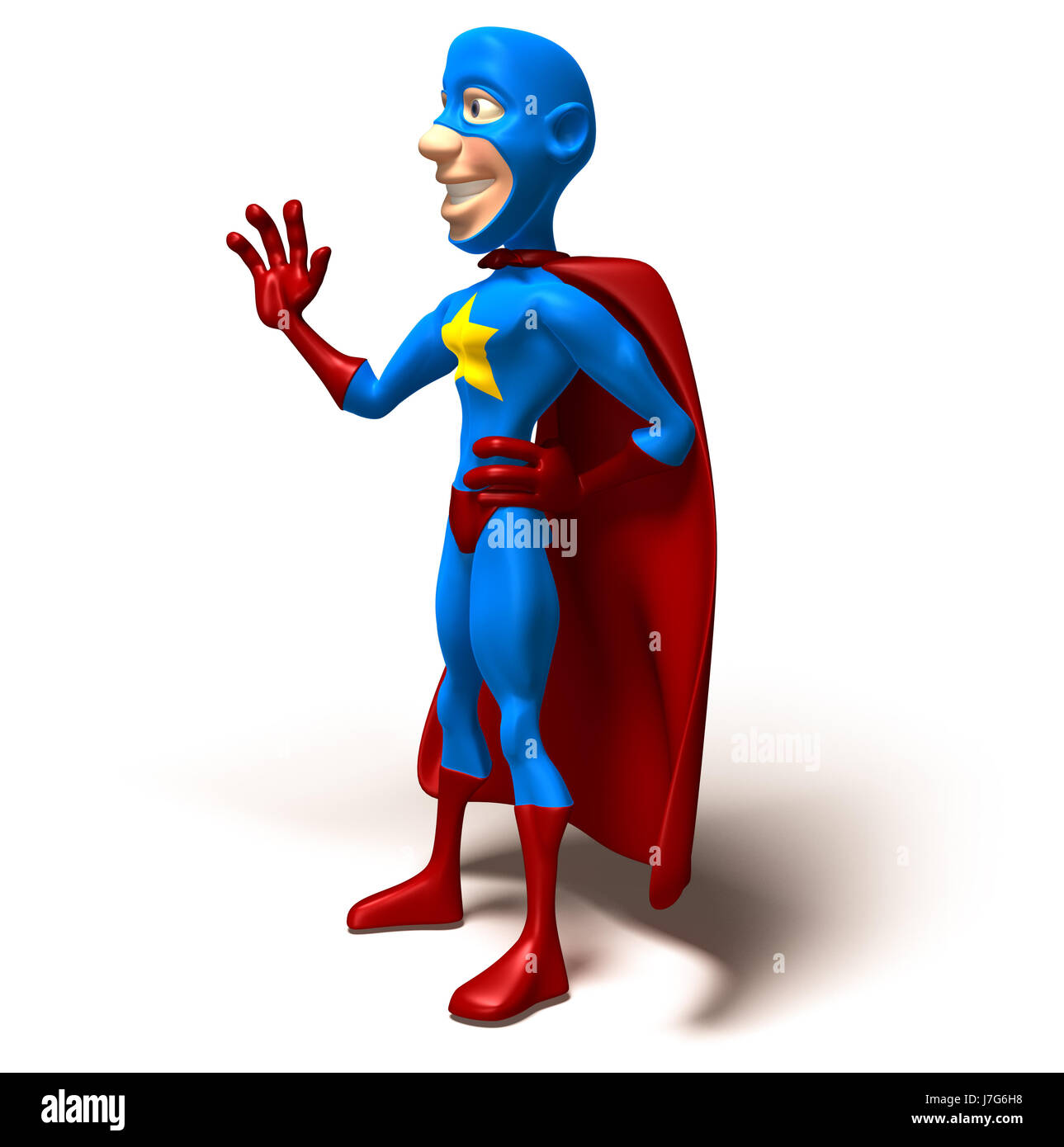 energy power electricity electric power crime character hero cartoon  superhero Stock Photo - Alamy