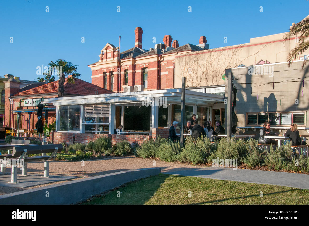 Bang Bang Restaurant in the former Rifle Club buildings at Elsternwick