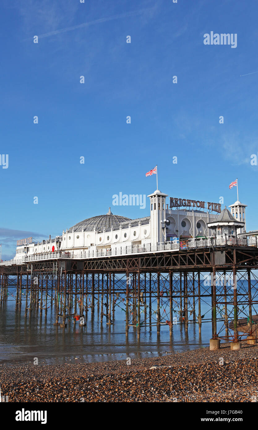 Brighton Palace Pier, Brighton, East Sussex, England, United Kingdom Stock Photo