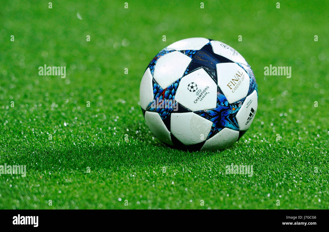 Adidas Champions League Final Ball Cardiff 2017, Germany Stock Photo